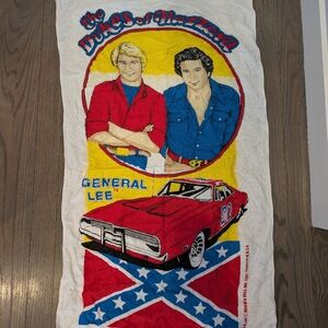 1980's Warner Bros./Dukes of Hazzard Beach Towel